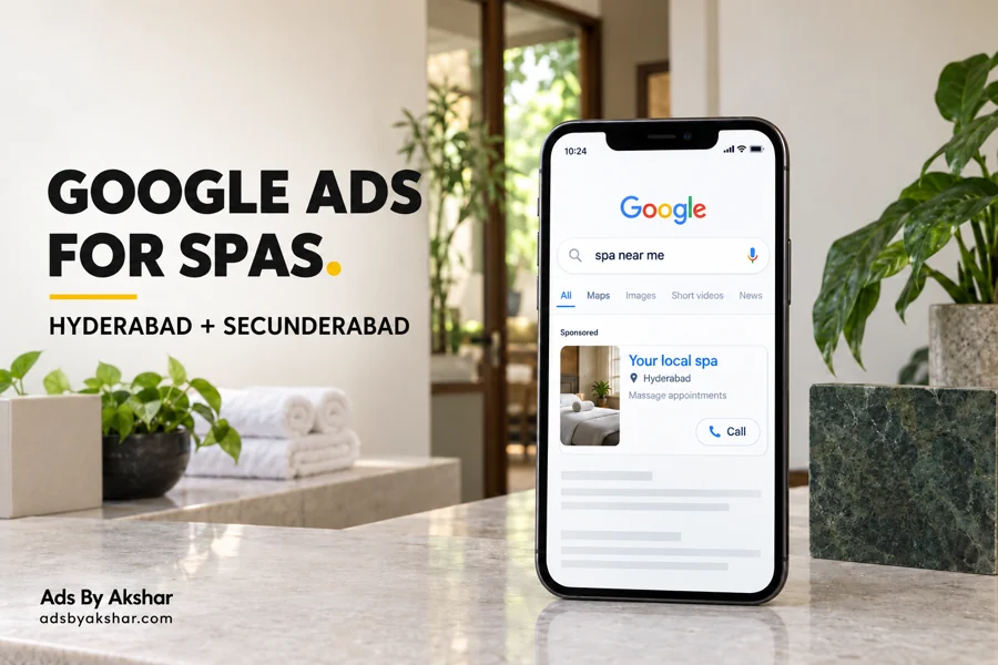 Google Ads for spas in Hyderabad and Secunderabad
