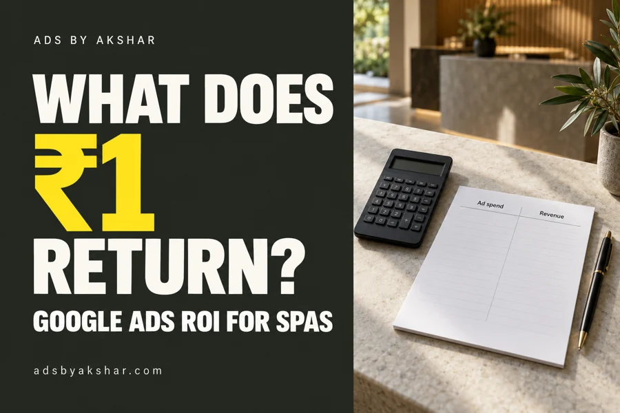 What Google Ads returns can look like for spas