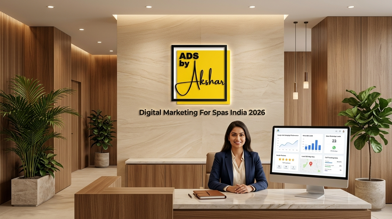 Complete guide to digital marketing for spas in India covering Google Ads, Meta Ads, WhatsApp marketing